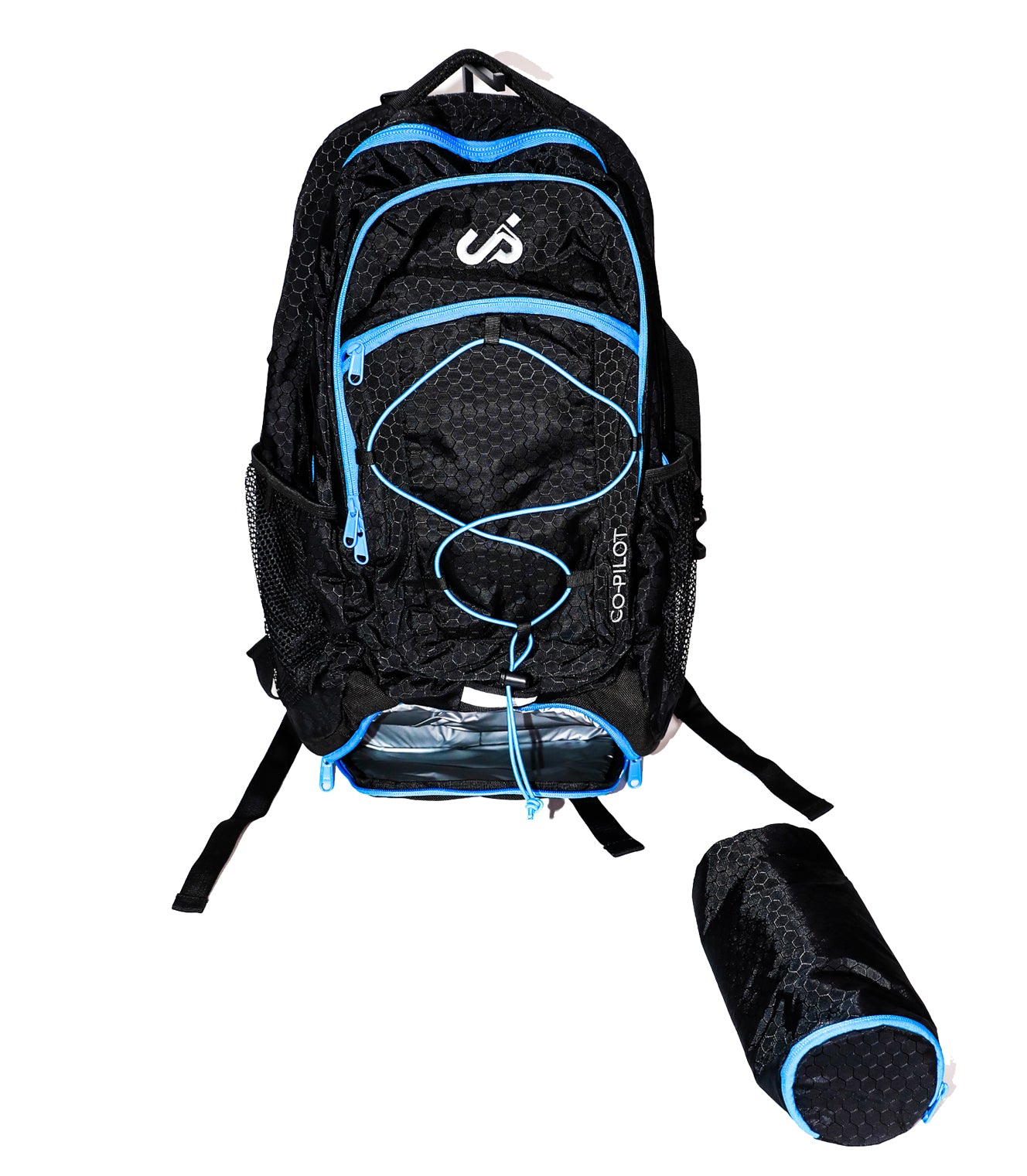 CoPilot CarrierPak - Baby Carrier, Parenting Bag and Day Pack - Black/Blue