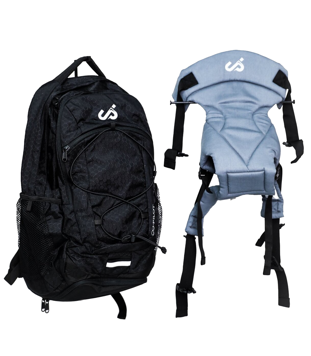 CoPilot CarrierPak - Baby Carrier, Parenting Bag and Day Pack - Black